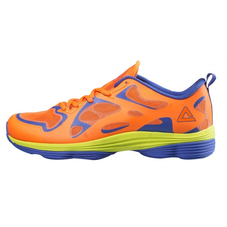 PEAK Running Shoes Fluorescent Orange Protection Blue E43581H RAY LuchSki.ru