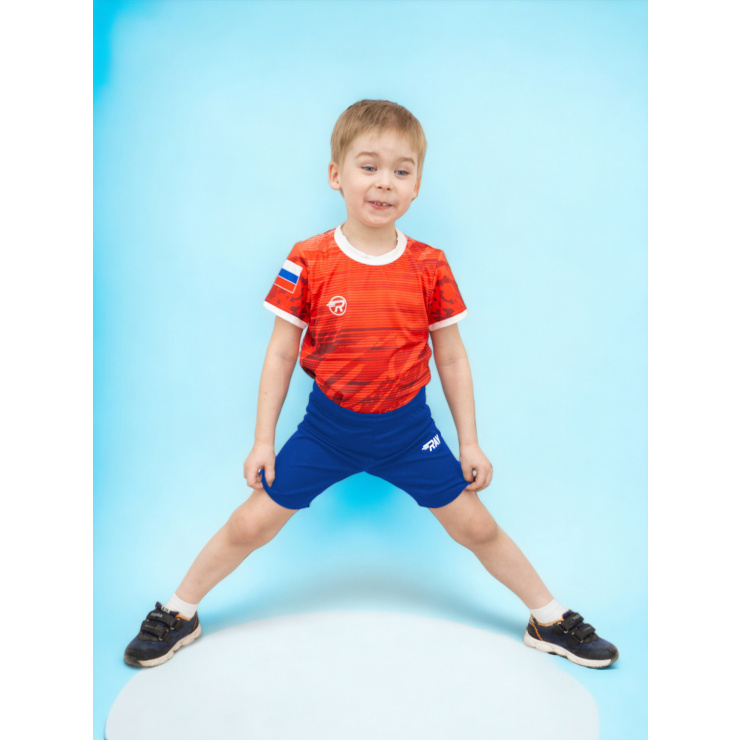 Шорты спортивные RAY (Kids) василек фото 2