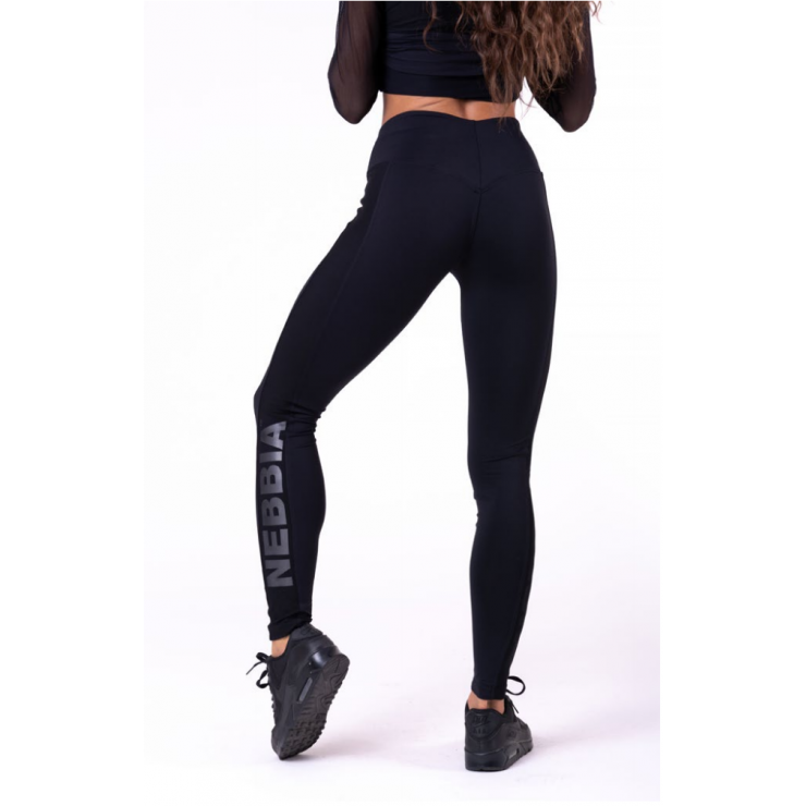 Легинсы Nebbia Flash-Mesh leggings 663 black фото 2