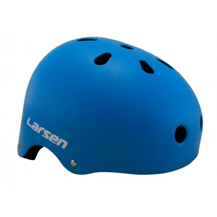Шлем роликовый раздвижной Larsen Special H4, голубой фото 1