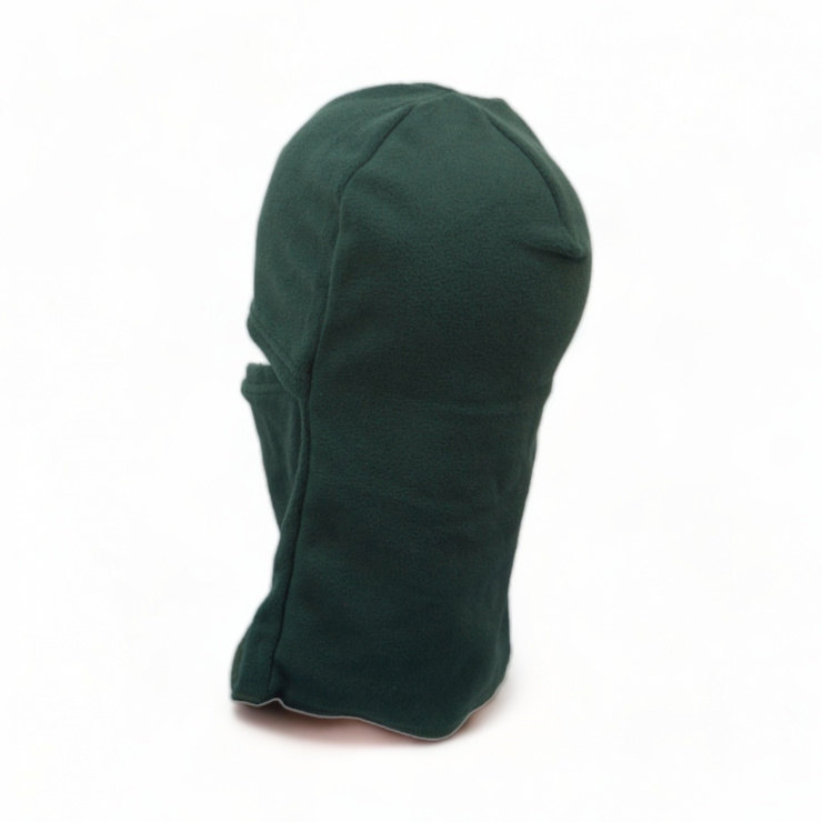 Маска ветрозащитная (шлем) флис, зеленый фото 10