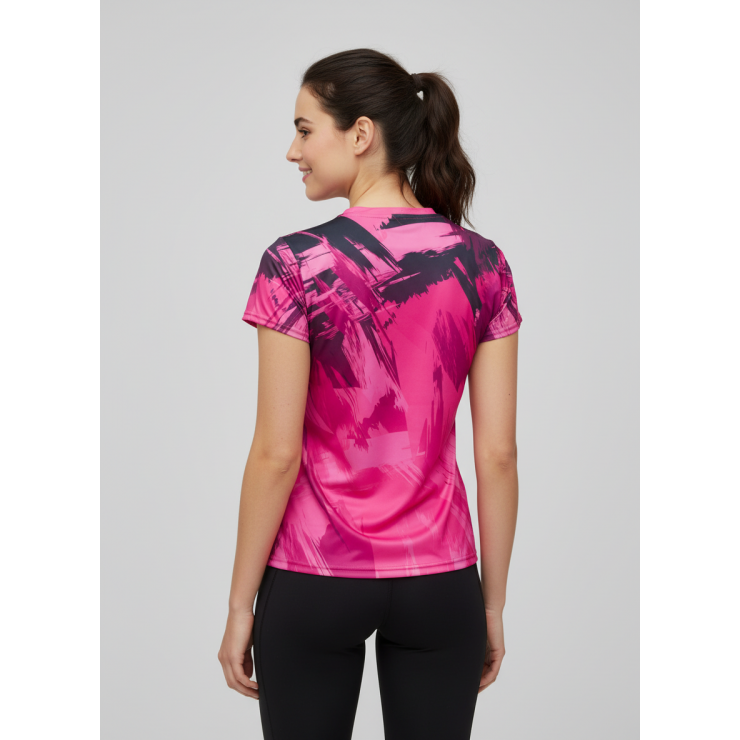 Футболка RAY (Woman) принт STROKES мовеин фото 2