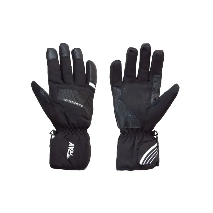Перчатки RAY зимние черный/красный фото 2