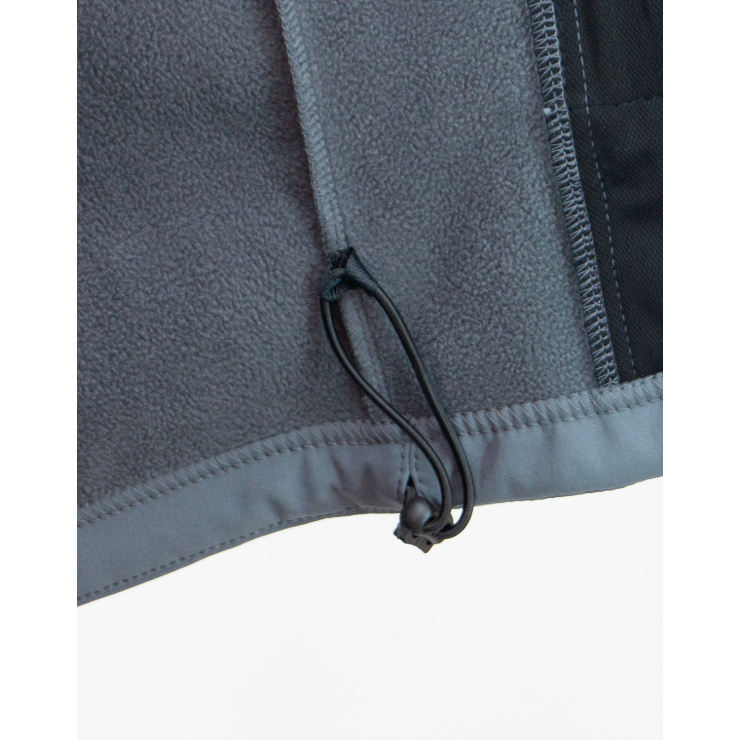 Куртка разминочная RAY WS модель FAVORIT (Men) серый/лимон, молния лимон фото 6