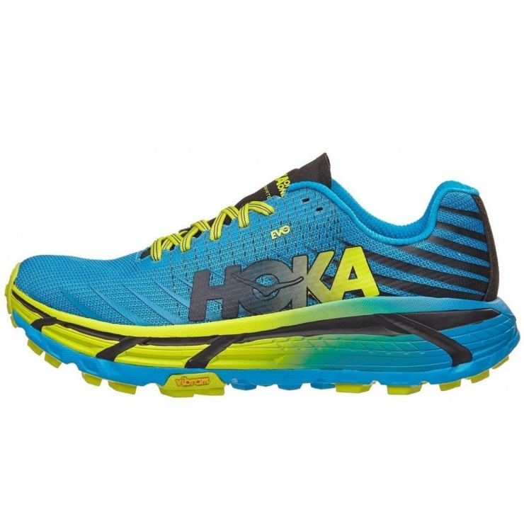 Кроссовки мужские Hoka M EVO MAFATE CYAN / CITRUS фото 3