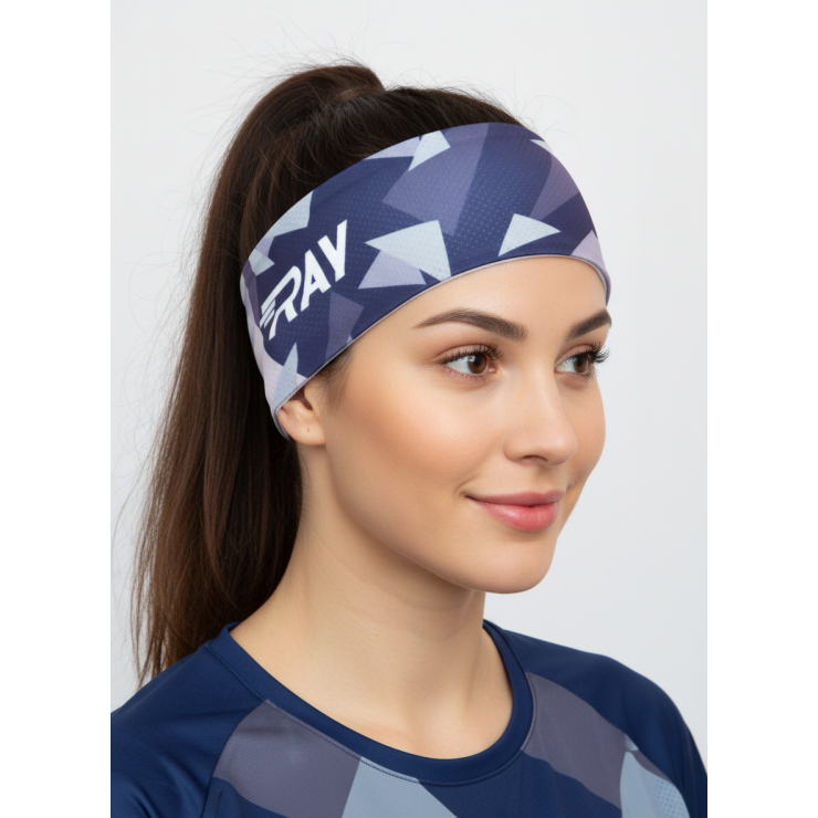 Повязка летняя облегчённая (UNI)  принт Кристаллы фото 2