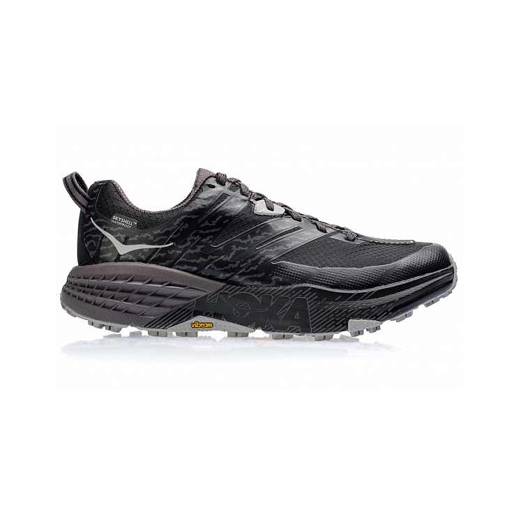 Кроссовки мужские Hoka M SPEEDGOAT 3 WP BLACK / DRIZZLE фото 1