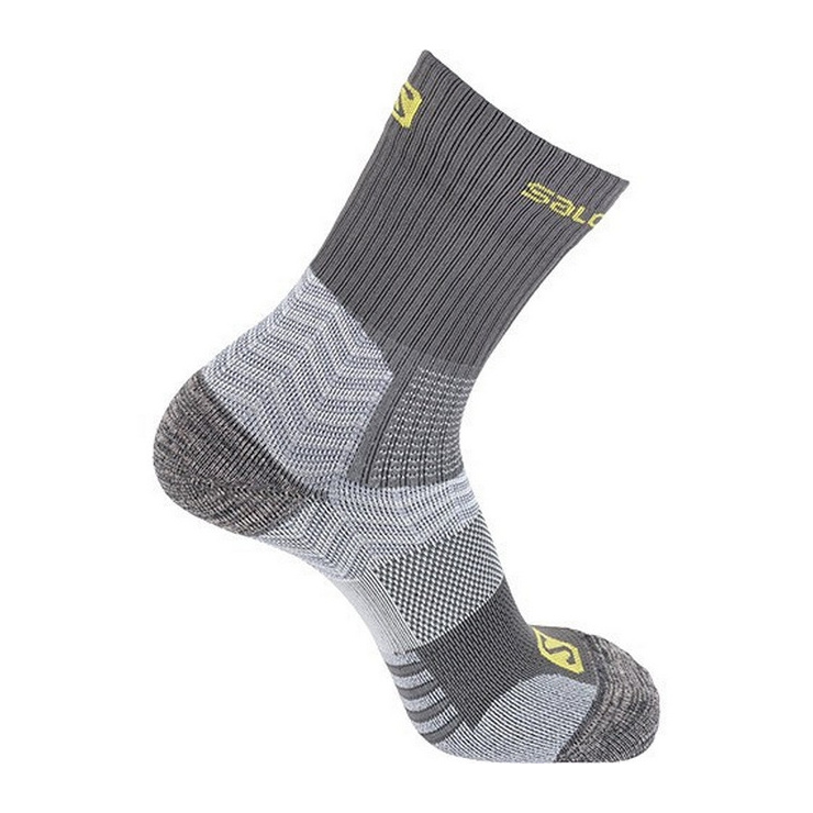 Носки SALOMON SOCKS OUTPATH MID GRAPHITE/LIMELIG фото 1