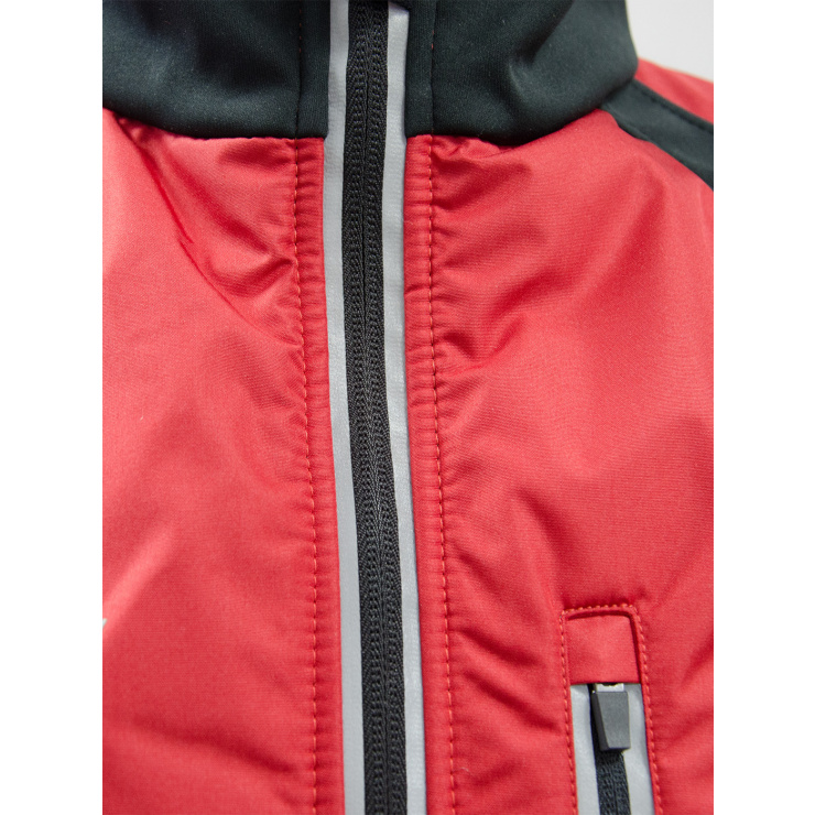 Куртка утеплённая туристическая  RAY  WS модель OUTDOOR (UNI) бордовый/черный фото 3
