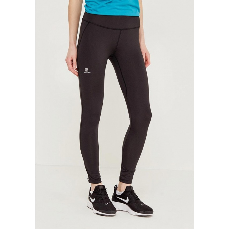 Тайтсы SALOMON AGILE LONG TIGHT W Black фото 1