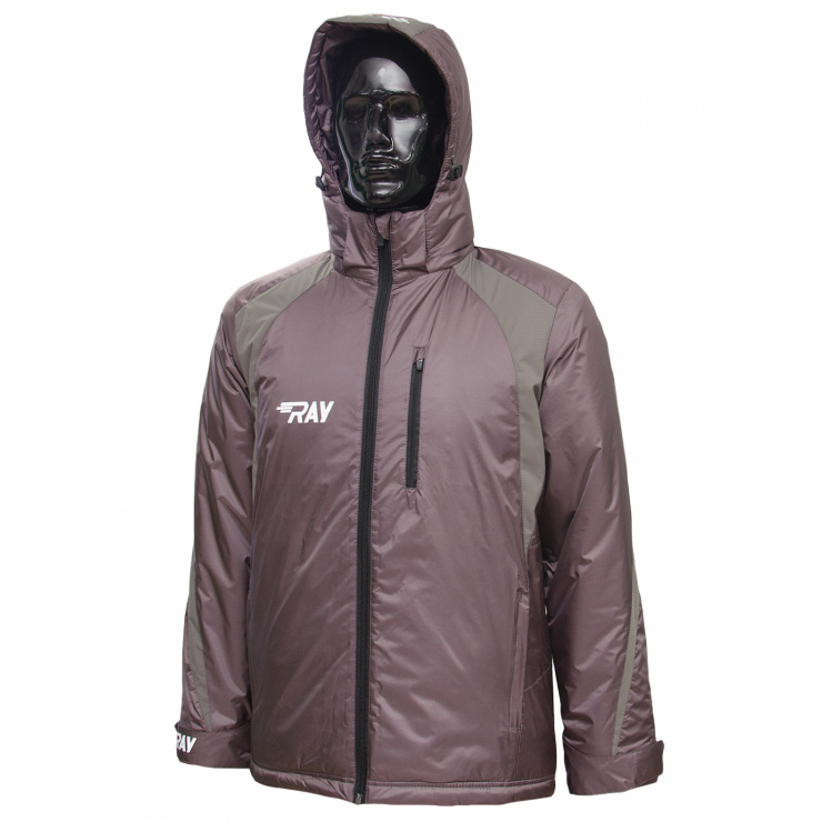 Куртка утеплённая  RAY модель Патриот мембрана темно-коричневый/хаки фото 1
