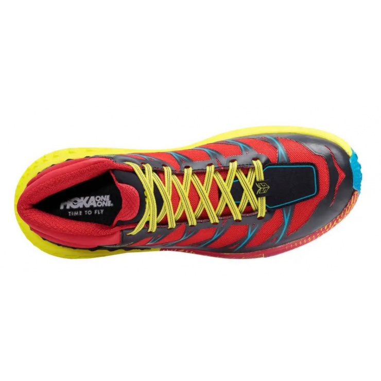 Кроссовки мужские Hoka M SPEEDGOAT MID WP CHINESE RED / CARIBBEAN SEA  фото 3