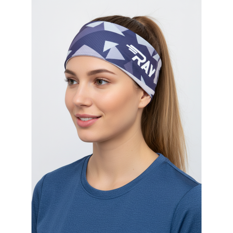 Повязка летняя облегчённая (UNI)  принт Кристаллы фото 3