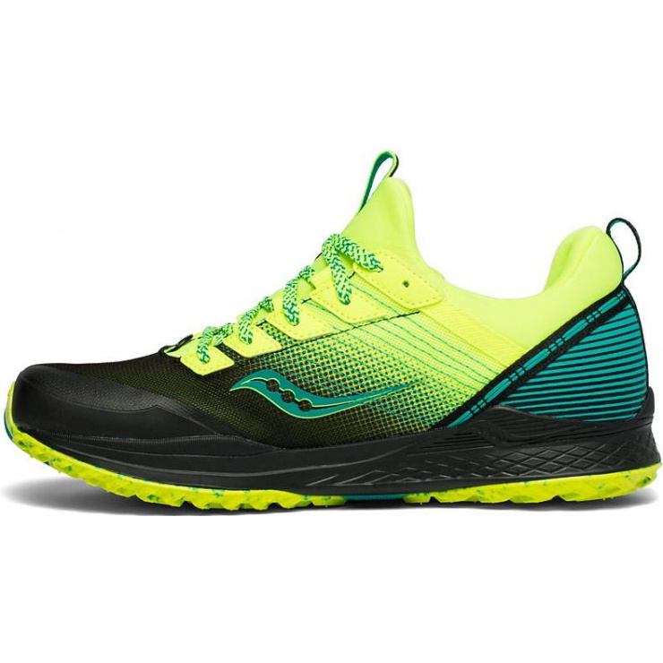 Кроссовки Saucony MAD RIVER TR Citron/Black (2019-20) фото 3