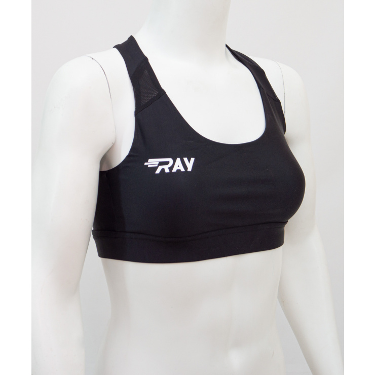 Топ женский Fitness RAY, черный фото 3