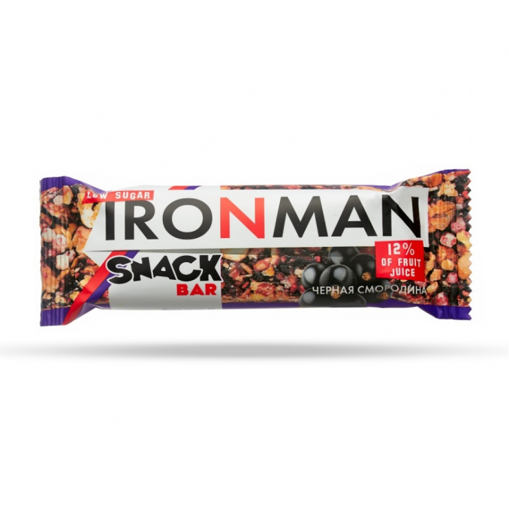 Батончик IRONMAN SNACK BAR без сахара 40гр. фото 3