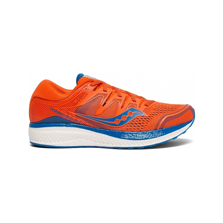 Кроссовки Saucony HURRICANE ISO 5 Orange/Blue (2019) фото 4