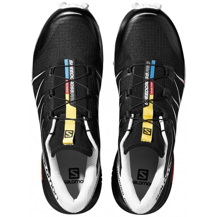 Кроссовки SALOMON SPEEDCROSS PRO BLACK/WHITE/RD фото 2