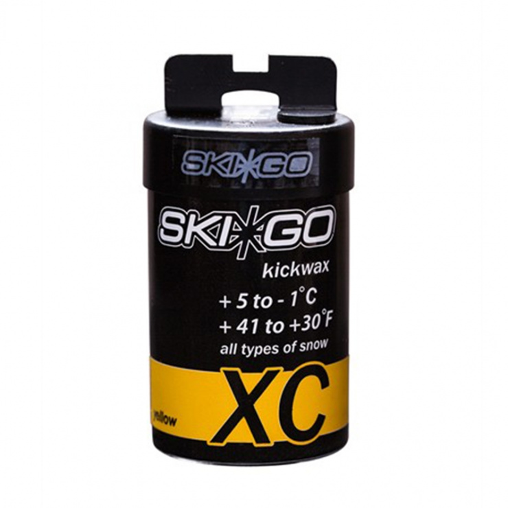 Мазь держания SkiGo XC Yellow (-1/-10) +1/-12 45гр. фото 1