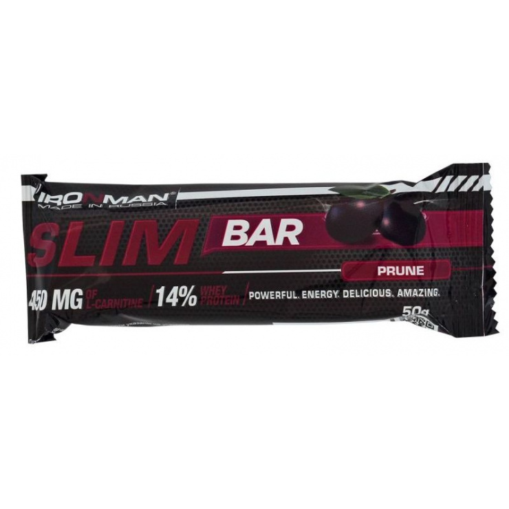 Батончик IRONMAN Slim Bar с L-карнитином 50гр. фото 3