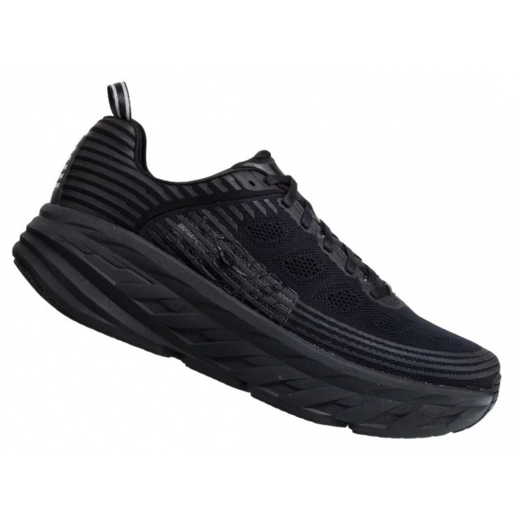 Кроссовки мужские Hoka M BONDI 6 BLACK / BLACK фото 3