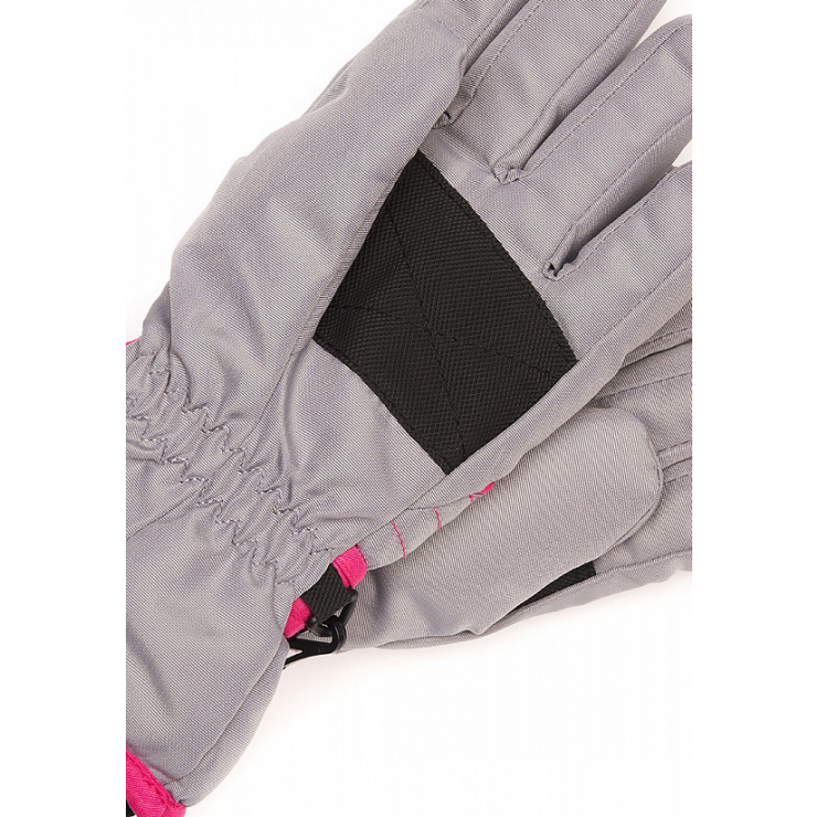 Перчатки детские OLDOS "Леоне 1" цвет св.серый_розовый фото 3