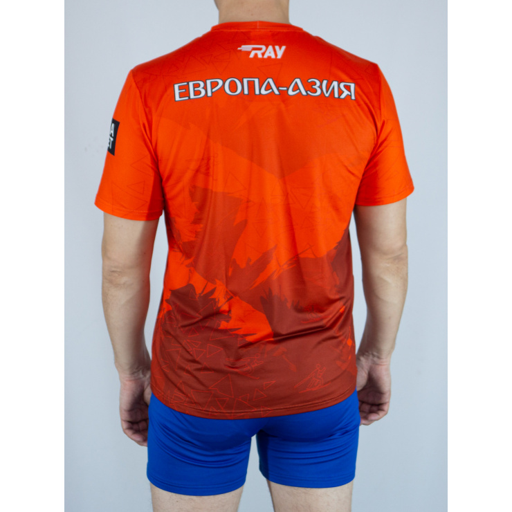 Футболка RAY (Men) принт, красный фото 2