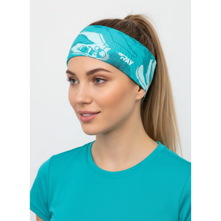 Повязка летняя облегчённая (UNI) принт Юрский период фото 3