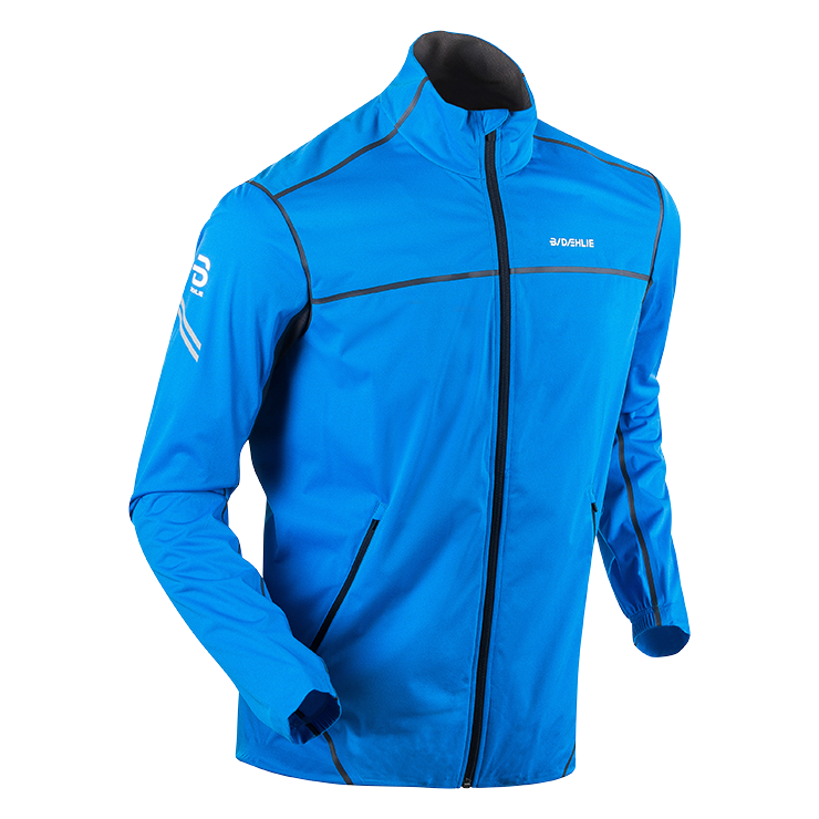 Куртка беговая Bjorn Daehlie 2017-18 Jacket Spectrum 3.0 Electric Blue Lemonade фото 1