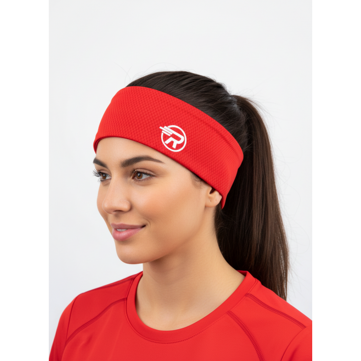 Повязка летняя облегчённая (UNI) красный фото 3
