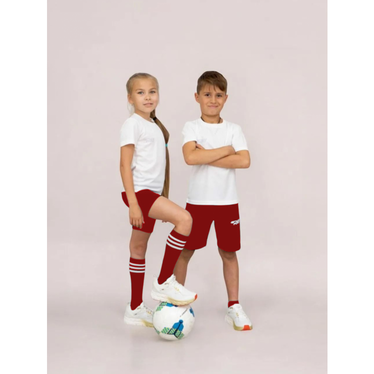 Комплект RAY (Kids) белый-бордовый фото 1