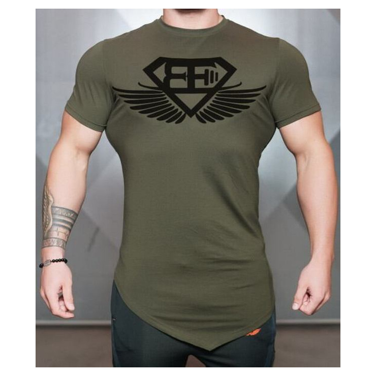 Футболка Engineered-life Prometheus T-shirt 3.0 Army Green, хаки/черный лого фото 1