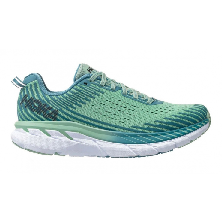 Кроссовки женские Hoka W CLIFTON 5 LICHEN / STORM BLUE фото 1