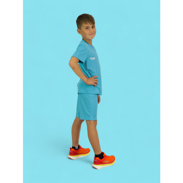 Комплект RAY (Kids) бирюзовый, лого белый фото 6
