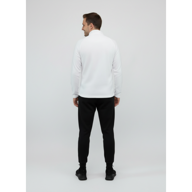 Лонгслив RAY (Men) воротник стойка флис, белый фото 5