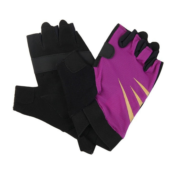 Перчатки для фитнеса Larsen 01-17 Purple/black Women фото 1