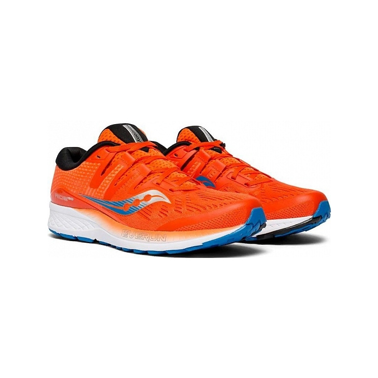 Кроссовки Saucony RIDE ISO Orange/Blue (2019) фото 1