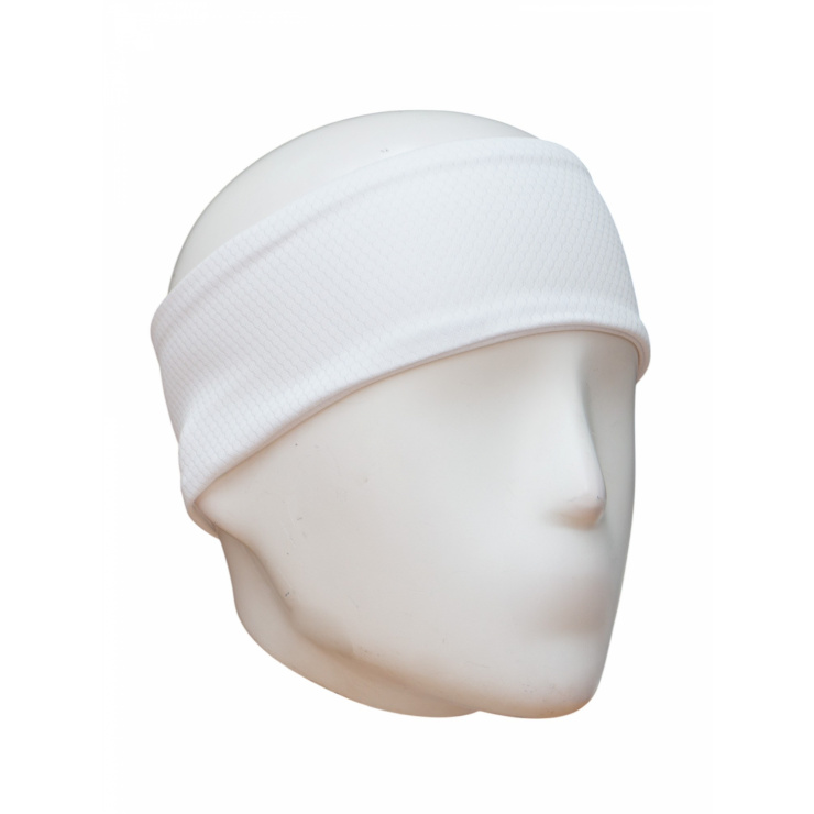 Повязка летняя облегчённая (UNI) белый с/о лого фото 6