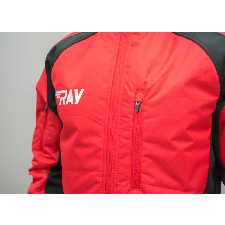 Куртка утеплённая туристическая  RAY  WS модель OUTDOOR (UNI) красный фото 3