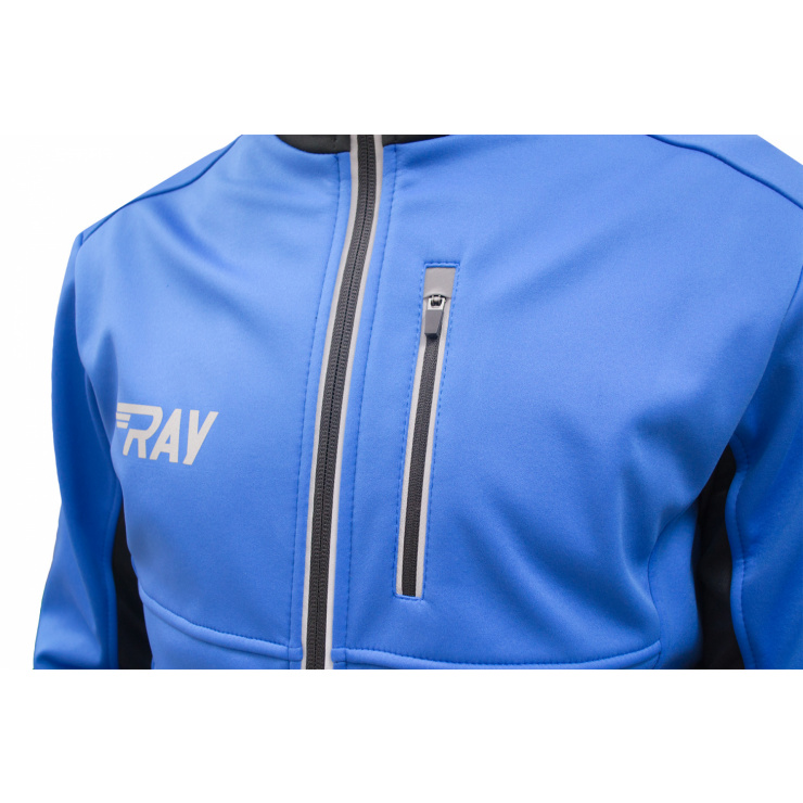 Куртка разминочная RAY WS модель FAVORIT (Men) синий/черный фото 3