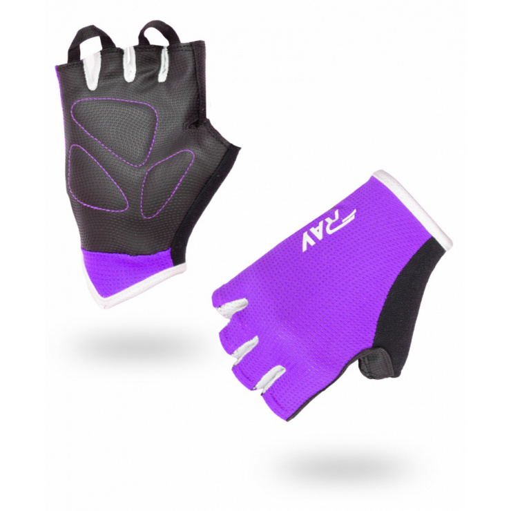 Перчатки фитнес фиолетовые фото 1