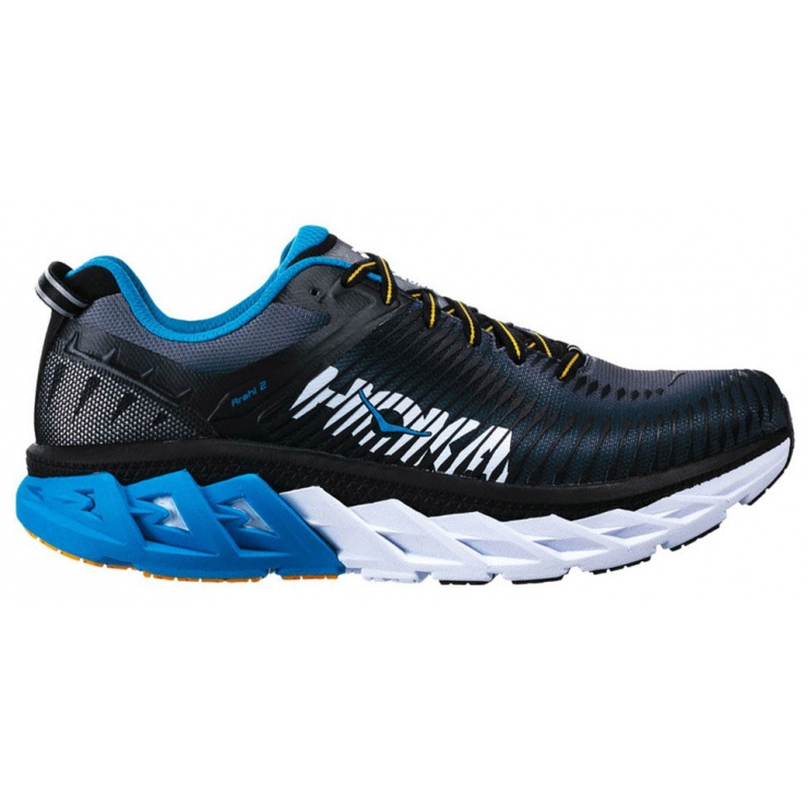 Кроссовки мужские Hoka M ARAHI 2 BLACK / CHARCOAL GRAY  фото 1