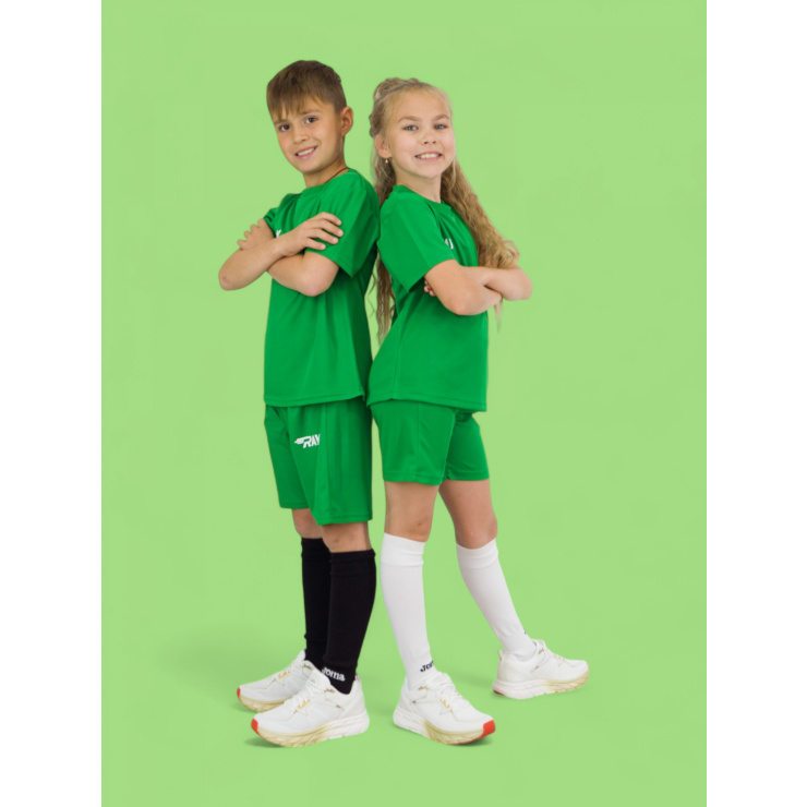 Комплект RAY (Kids) зеленый, лого белый  фото 2
