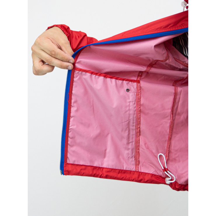 Ветровка RAY (UNI) непромокаемая с сумкой красный  фото 11