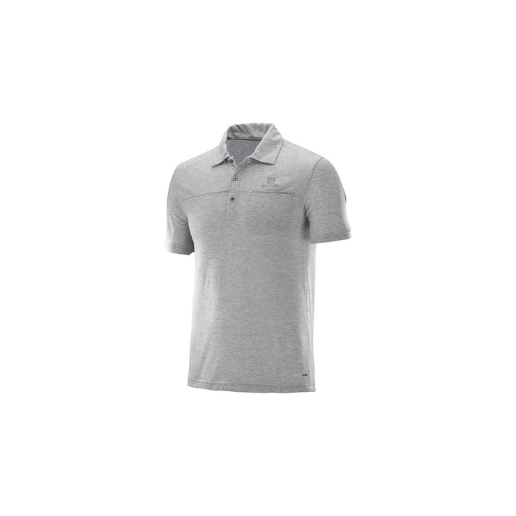SALOMON EXPLORE POLO M Light Grey