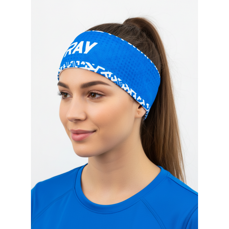 Повязка летняя облегчённая (UNI) принт  Team Ray men, синий фото 3