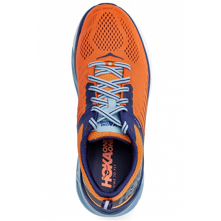 Кроссовки мужские Hoka M ARAHI 3 NASTURTIUM / PATRIOT BLUE фото 5