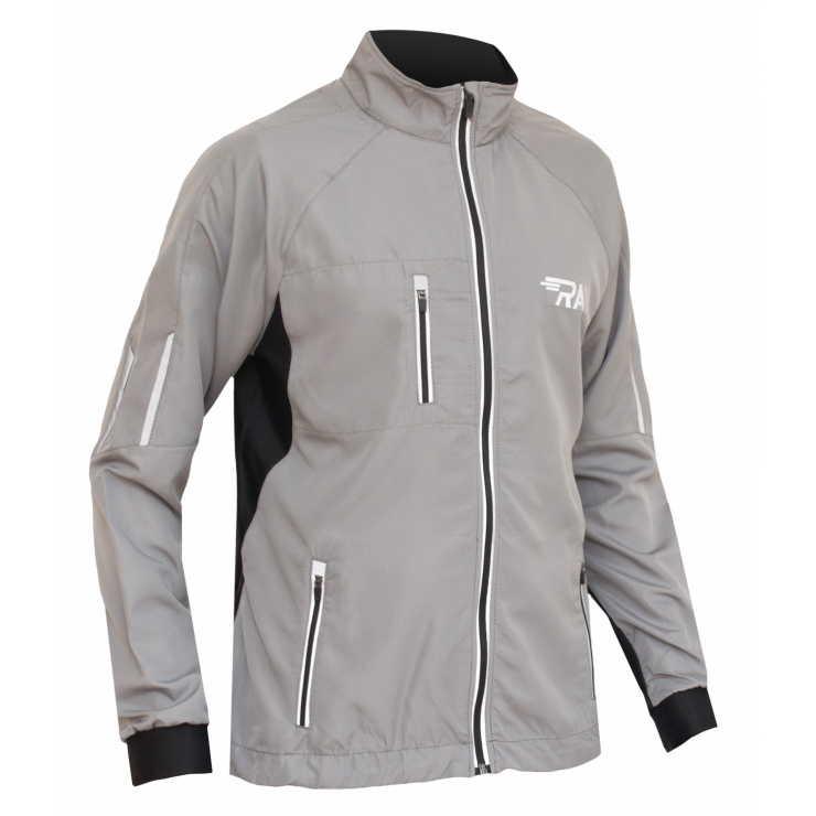 Куртка беговая RAY SPORT (летняя) серый/черный фото 1