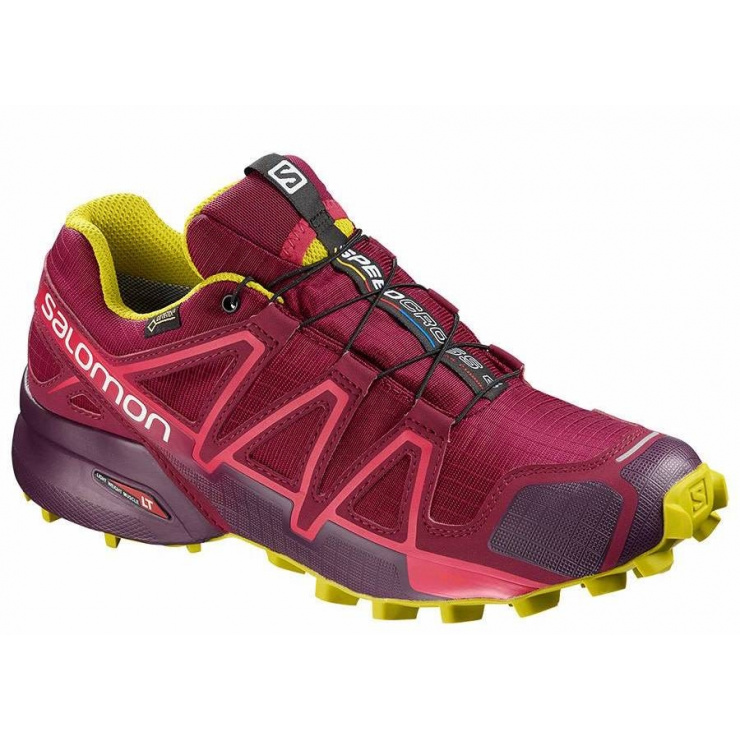 Кроссовки SALOMON SPEEDCROSS 4 GTX W Beet Red/Potent фото 1