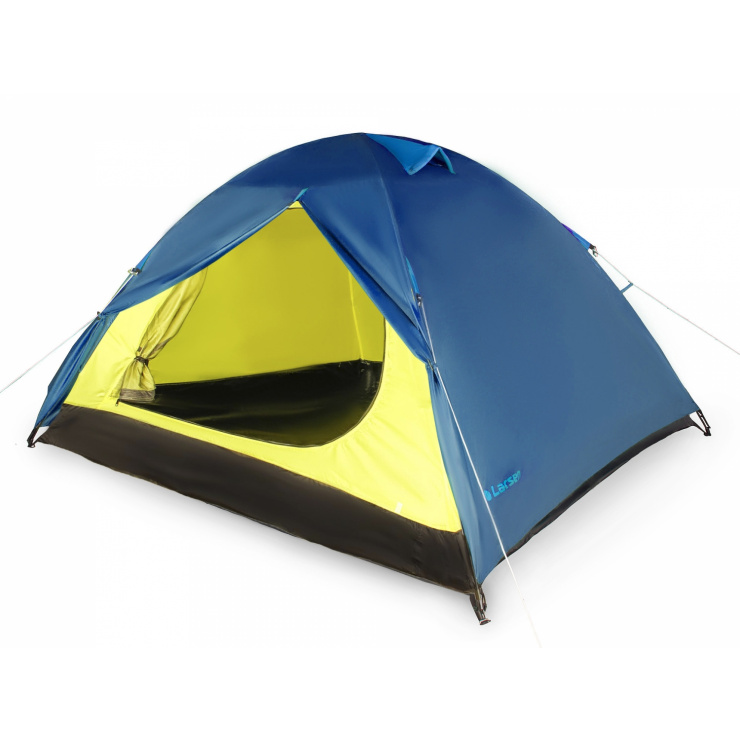 Палатка LARSEN A2 N/S, 2-х местная, синий/голубой  фото 1